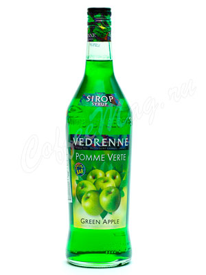 Сироп Vedrenne Зеленое Яблоко 1л Сироп Vedrenne Зеленое Яблоко 1л