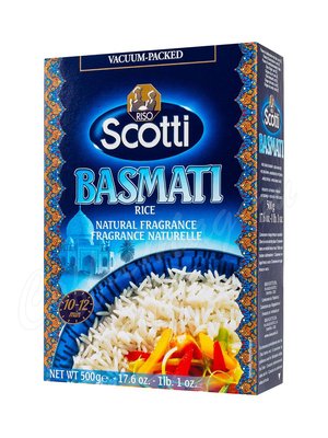 Рис Riso Scotti Basmati (Басмати) шлифованный длиннозерный 500 г