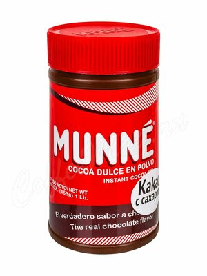 Какао-порошок Munne с сахаром, банка 453 г