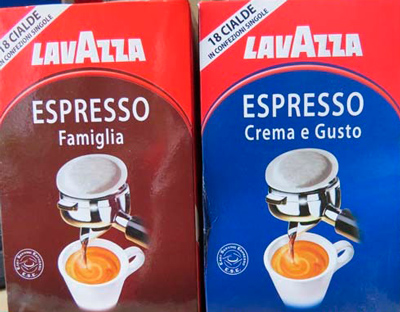 Кофе Lavazza (Лавацца) в чалдах