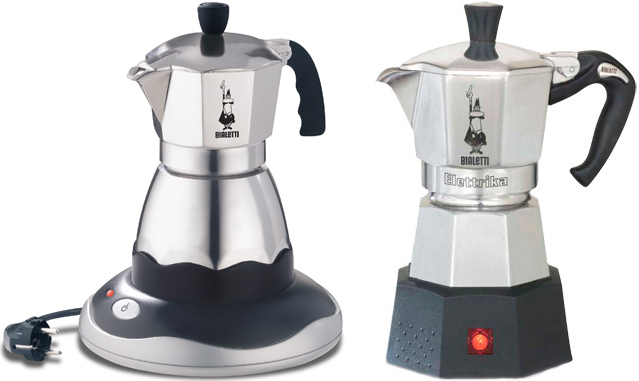 Электрические гейзерные кофеварки Bialetti