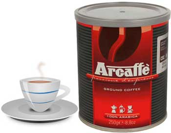 Кофе Arcaffe (Аркаффе) молотый