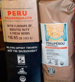 Зерновой перуанский кофе Arabica Peru Chanchamayo