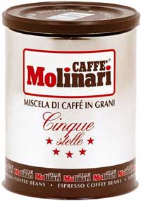 Кофе в зернах Molinari