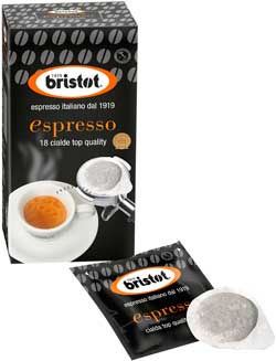 Кофе Bristot (Бристот) в чалдах