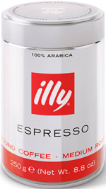 Кофе Illy Espresso молотый (Средняя обжарка)