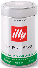 Кофе Illy Espresso молотый (Без кофеина)