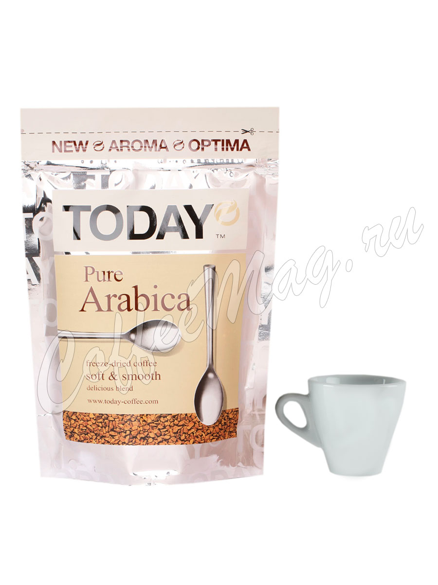 Кофе Today (Тудей) растворимый Pure Arabica 75 г