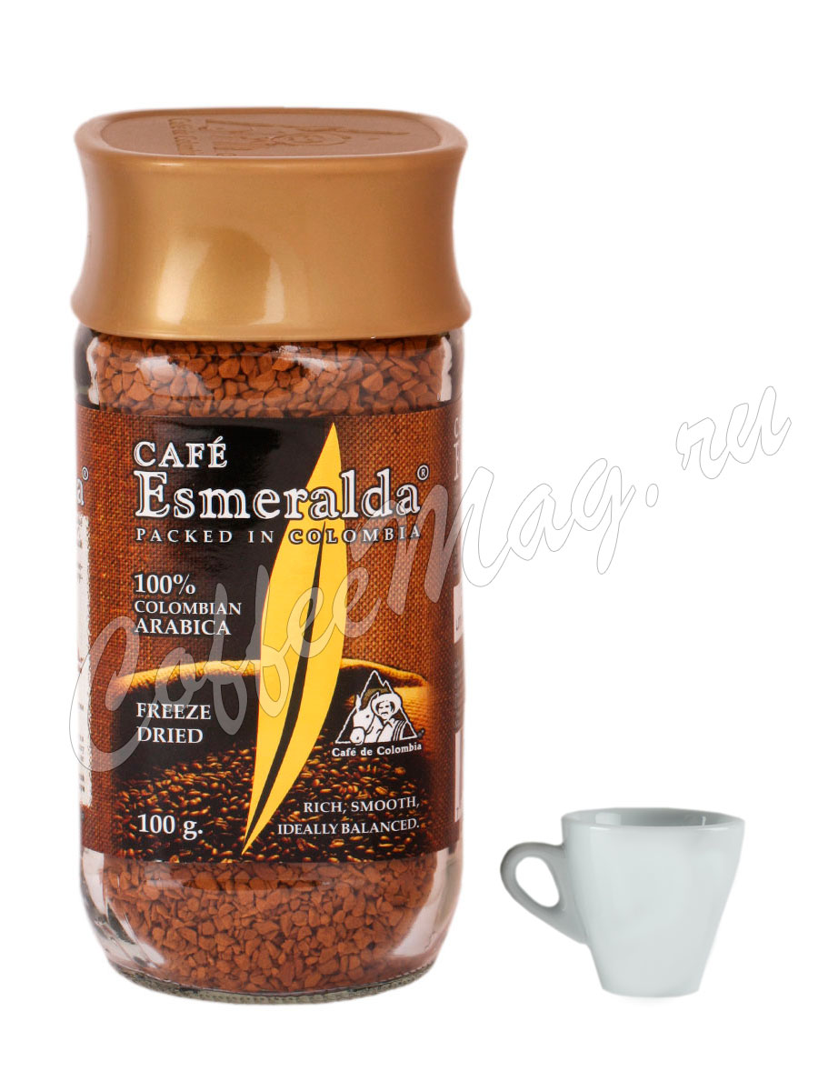Кофе Cafe Esmeralda растворимый 100 г - купить - заказать