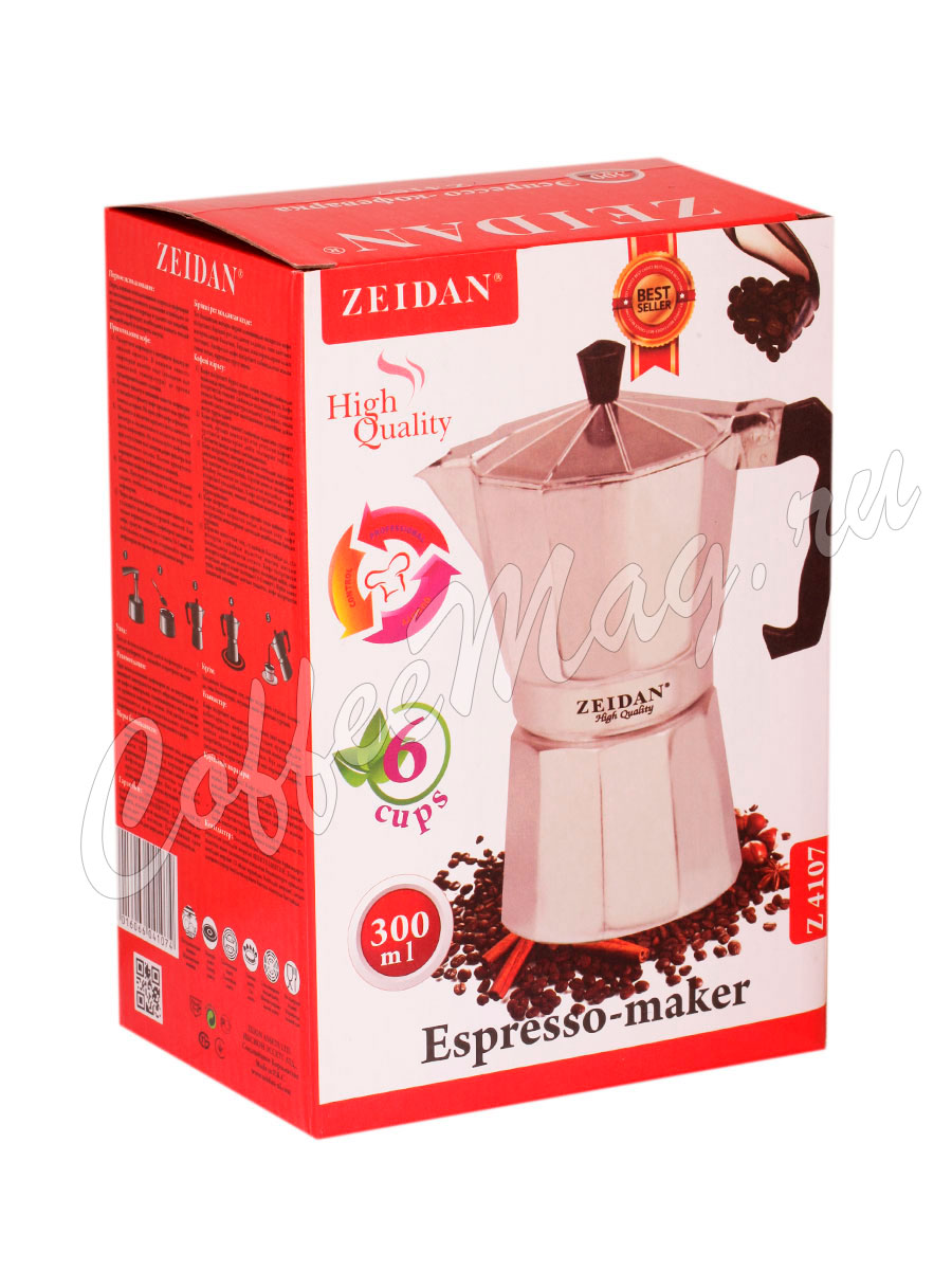 Гейзерная кофеварка Zeidan (Z 4107) 6 порций