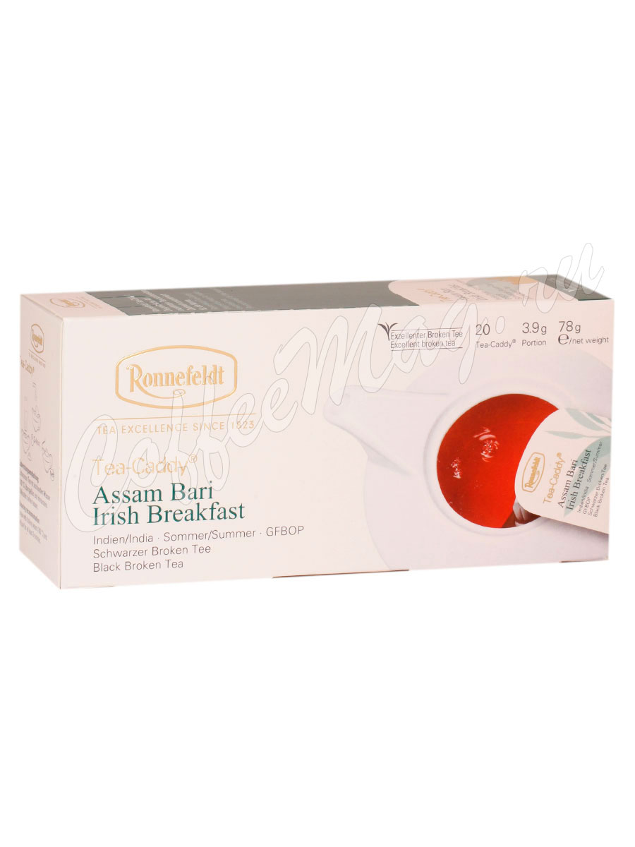 Чай Ronnefeldt Assam Bari Irish Breakfast / Ассам Бари в саше на чайник (Tea Caddy) Чай Ronnefeldt Assam Bari Irish Breakfast / Ассам Бари в саше на чайник (Tea Caddy)