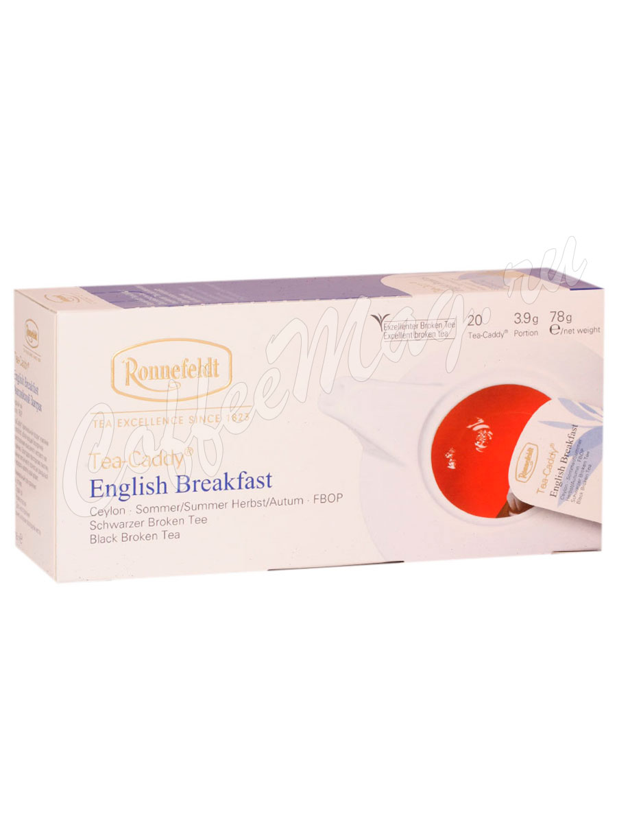 Чай Ronnefeldt English Breakfast / Английский завтрак в саше на чайник (Tea Caddy) Чай Ronnefeldt English Breakfast / Английский завтрак в саше на чайник (Tea Caddy)