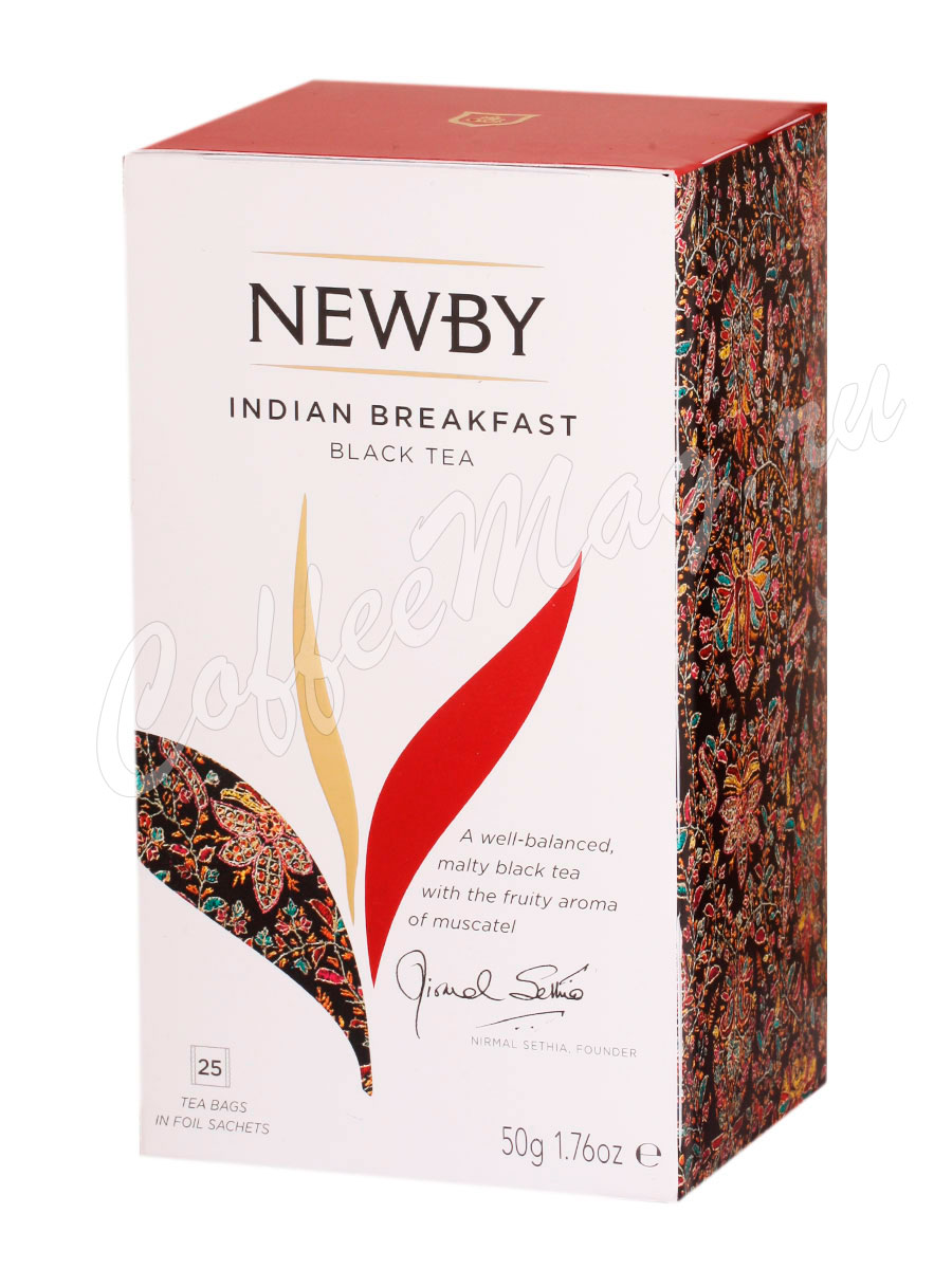 Чай Newby черный Индийский завтрак 25 пак