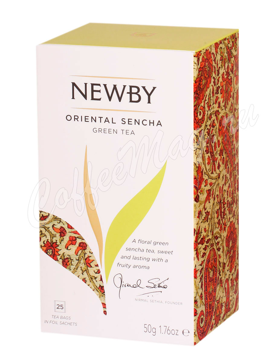 Чай Newby зеленый Восточная сенча 25 пак