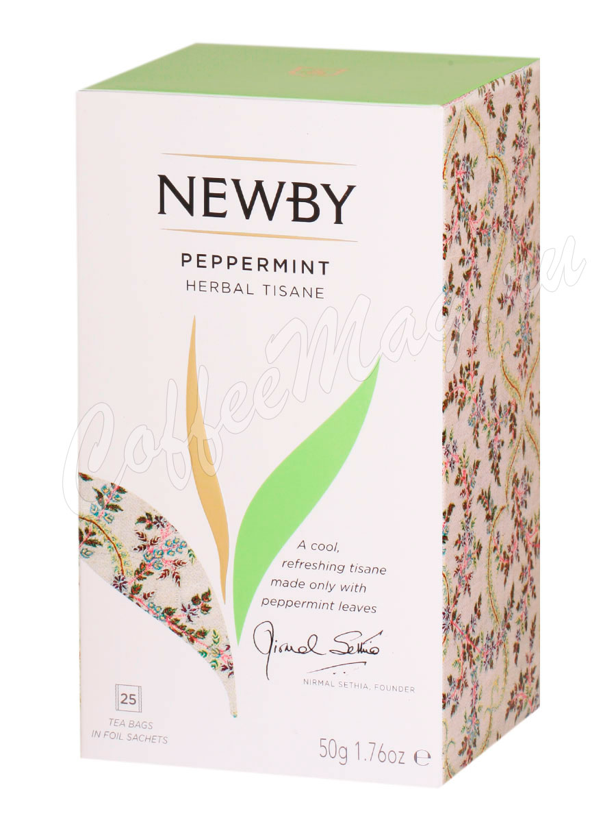 Чай Newby травяной Перечная мята 25 пак