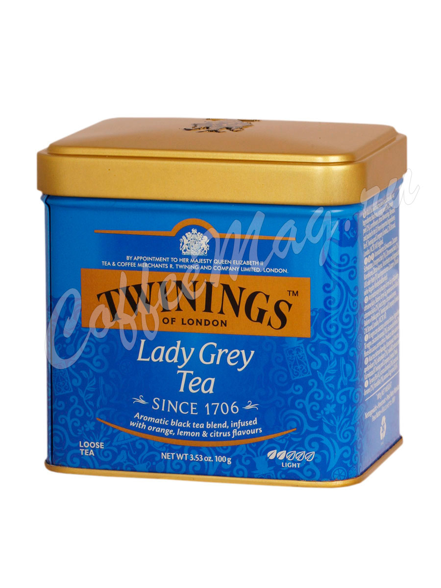 Чай Twinings Lady Grey Tea Черный Леди Грей 100 г - купить - заказать
