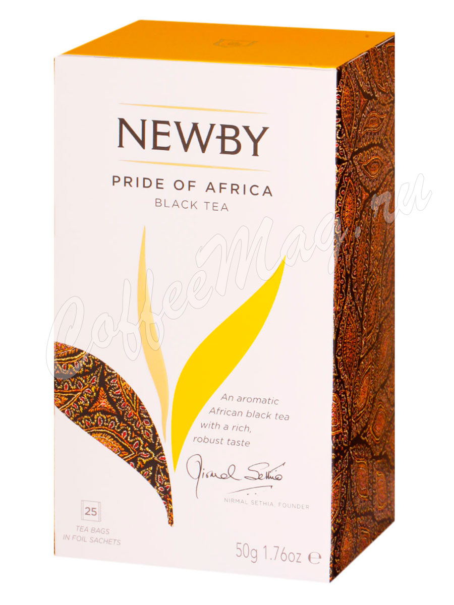 Чай Newby черный Гордость Африки 25 пак