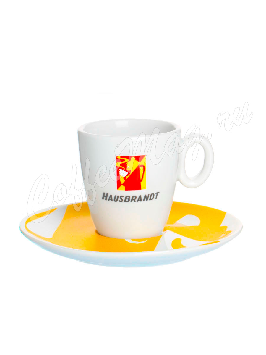 Чашка Hausbrandt эспрессо Золотое блюдце