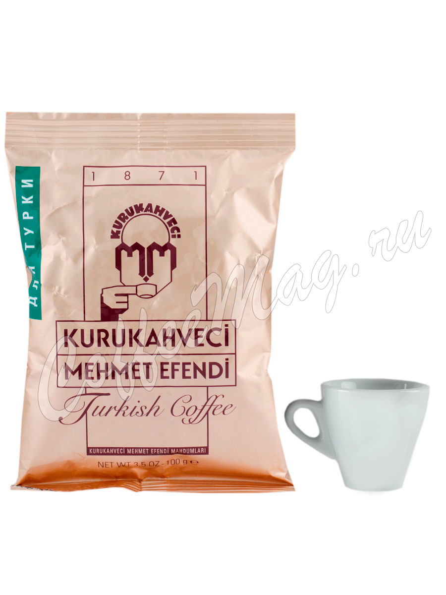 Кофе Mehmet Efendi Kurukahveci молотый для турки 100 г