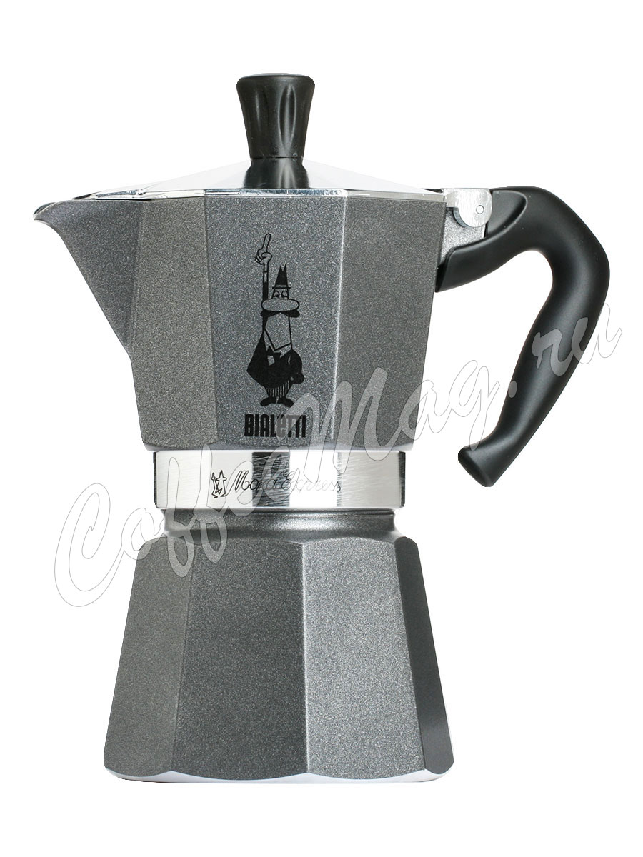 Гейзерная кофеварка Bialetti Moka Express Diamond Grey 6 порции 240 мл 1698 Гейзерная кофеварка Bialetti Moka Express Diamond Grey 6 порции 240 мл 1698