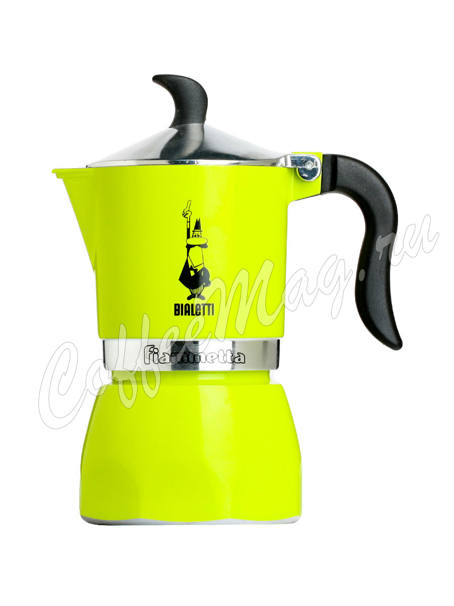 Гейзерная кофеварка Bialetti Fiametta Lime 3 порции 120 мл 4792