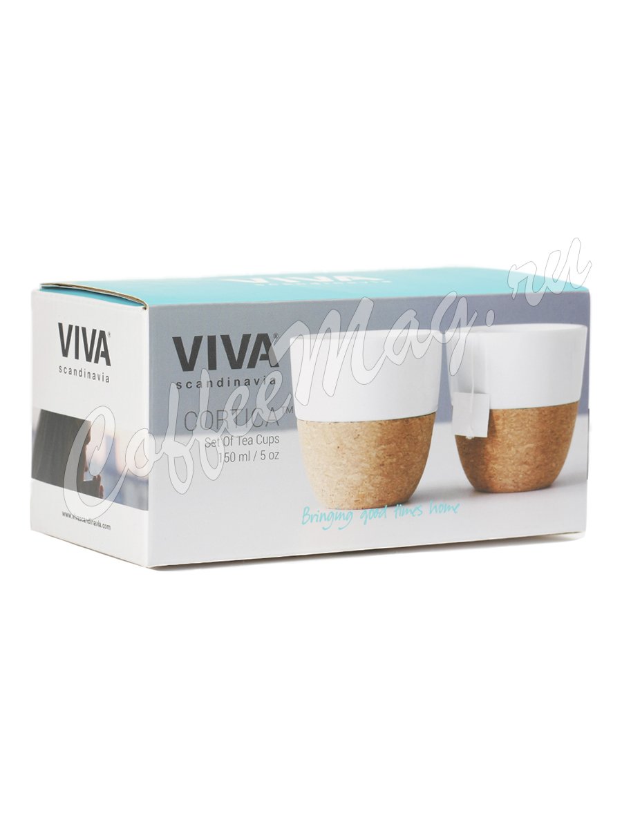 VIVA LAUREN Чайный стакан (комплект 2шт) 0,15 л (V79102) Белый
