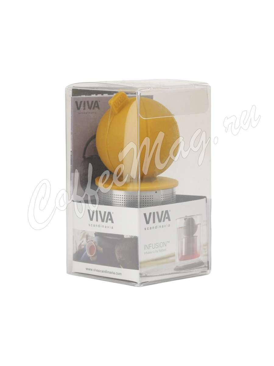 VIVA Infusion Поплавок Ситечко для заваривания чая (V77653) оранжевый VIVA Infusion Поплавок Ситечко для заваривания чая (V77653) оранжевый