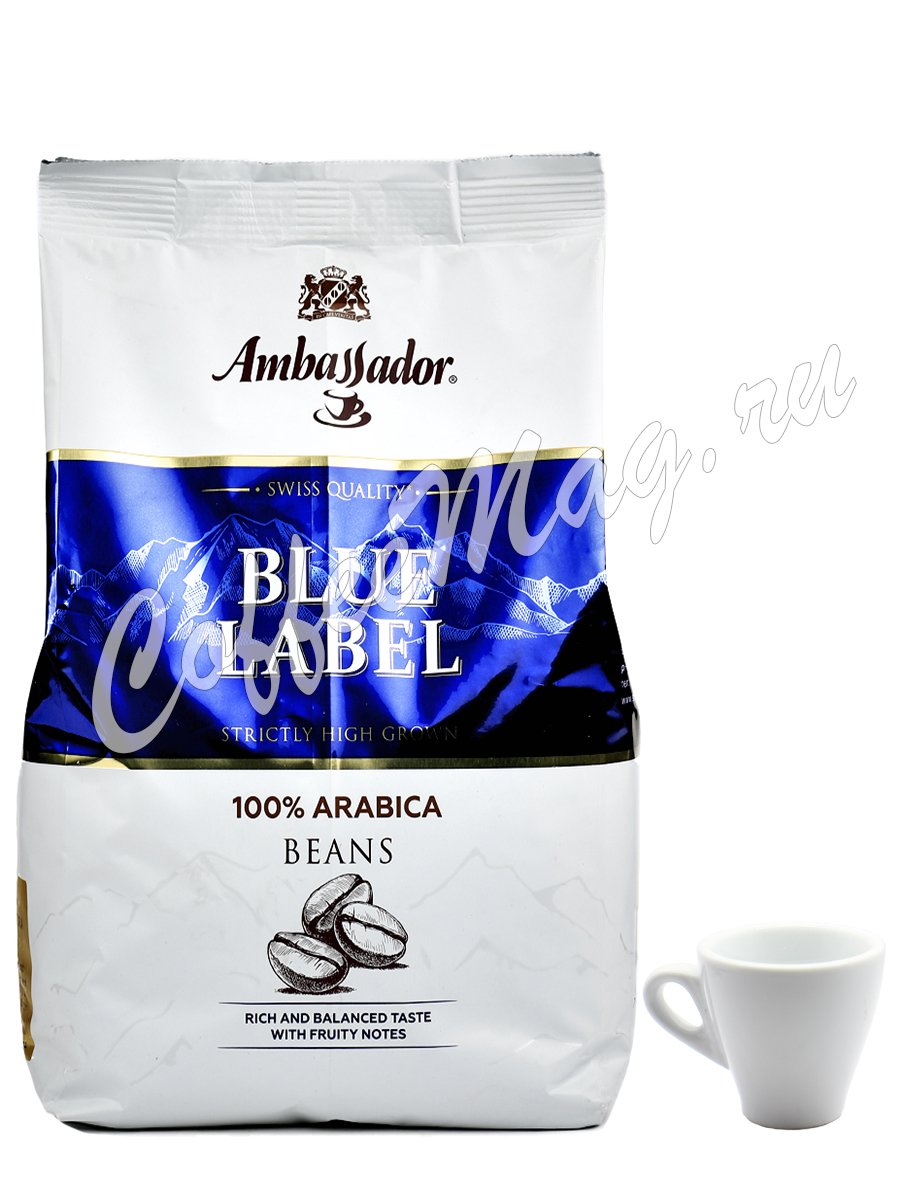 Кофе Ambassador в зернах Blue Label 1 кг купить Кофе Амбассадор в ...