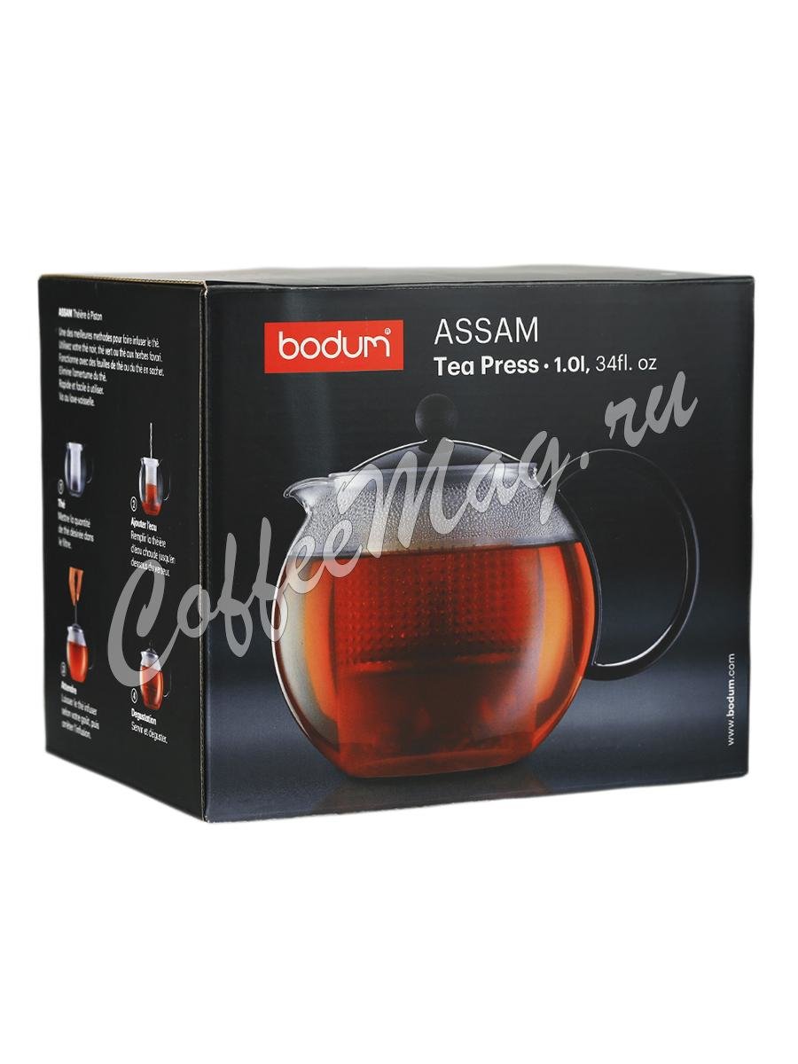 Чайник Стеклянный с прессом Bodum Assam  1 л (1844-01)