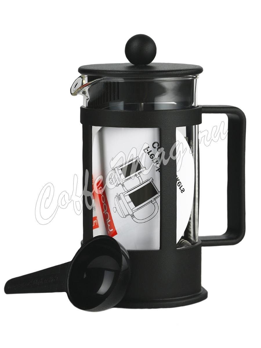 Кофейник с прессом Bodum Kenya черный 350 мл (1783-01LID) Кофейник с прессом Bodum Kenya черный 350 мл (1783-01LID)