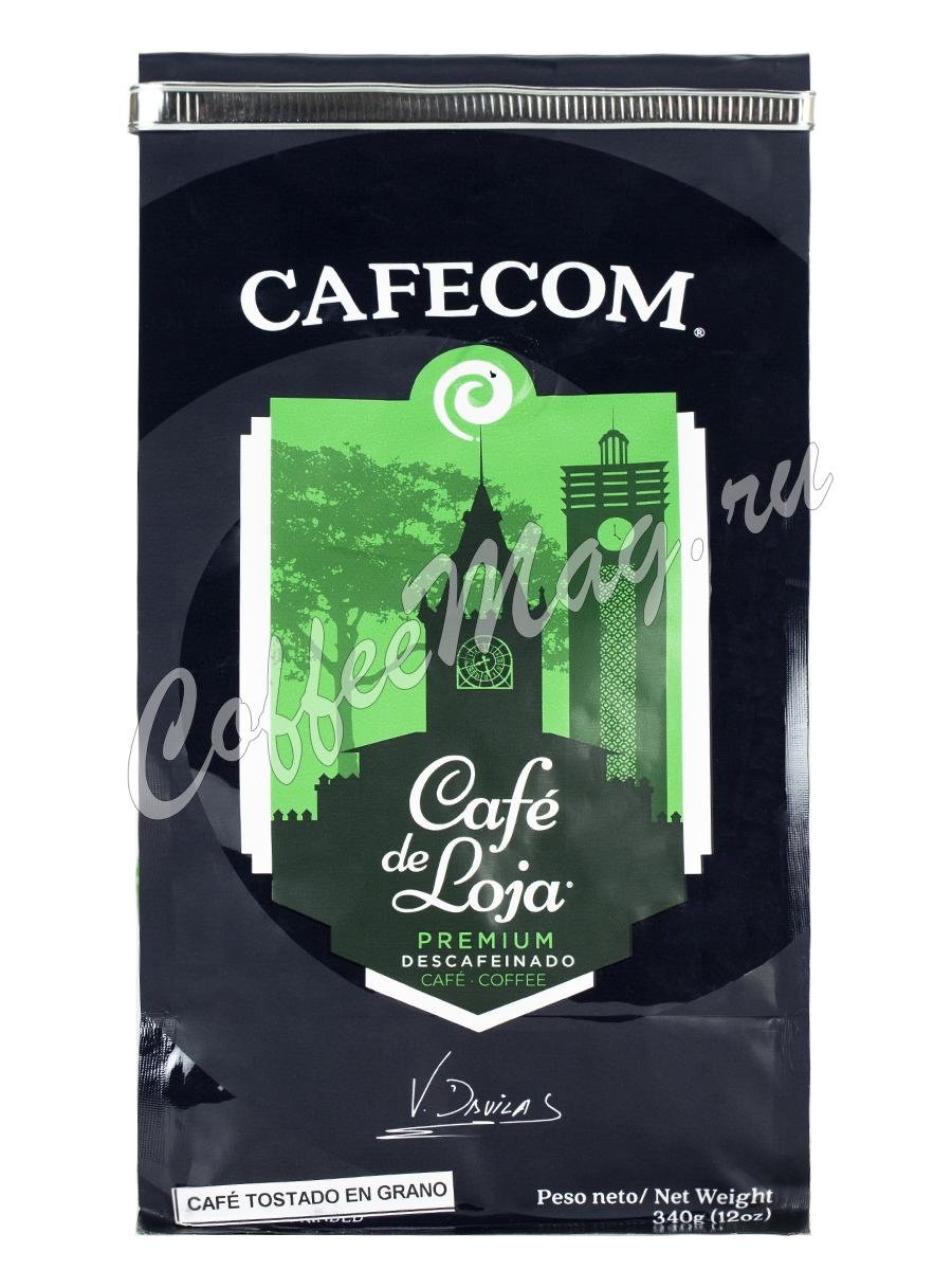 Кофе Cafecom в зернах Лоха Премиум без кофеина 340 г