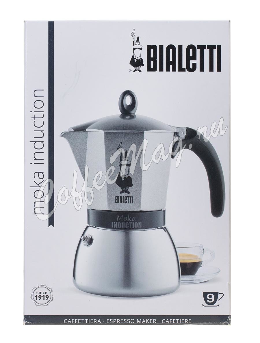 Гейзерная кофеварка Bialetti Moka  Induction Antracite на 9 порций (4879)