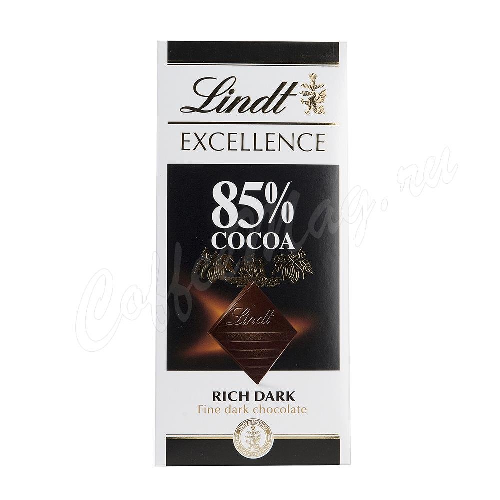 Шоколад в плитках Lindt Excellence Горький 85% какао 100 г - купить ...