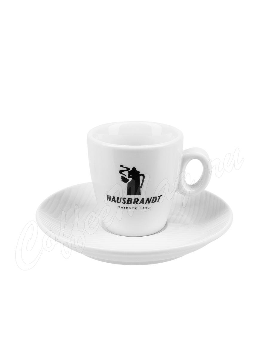 Чашка Hausbrandt эспрессо (Черная надпись)