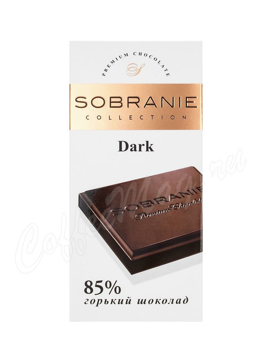 Sobranie Шоколад горький 85%, плитка 90г Sobranie Шоколад горький 85%, плитка 90г
