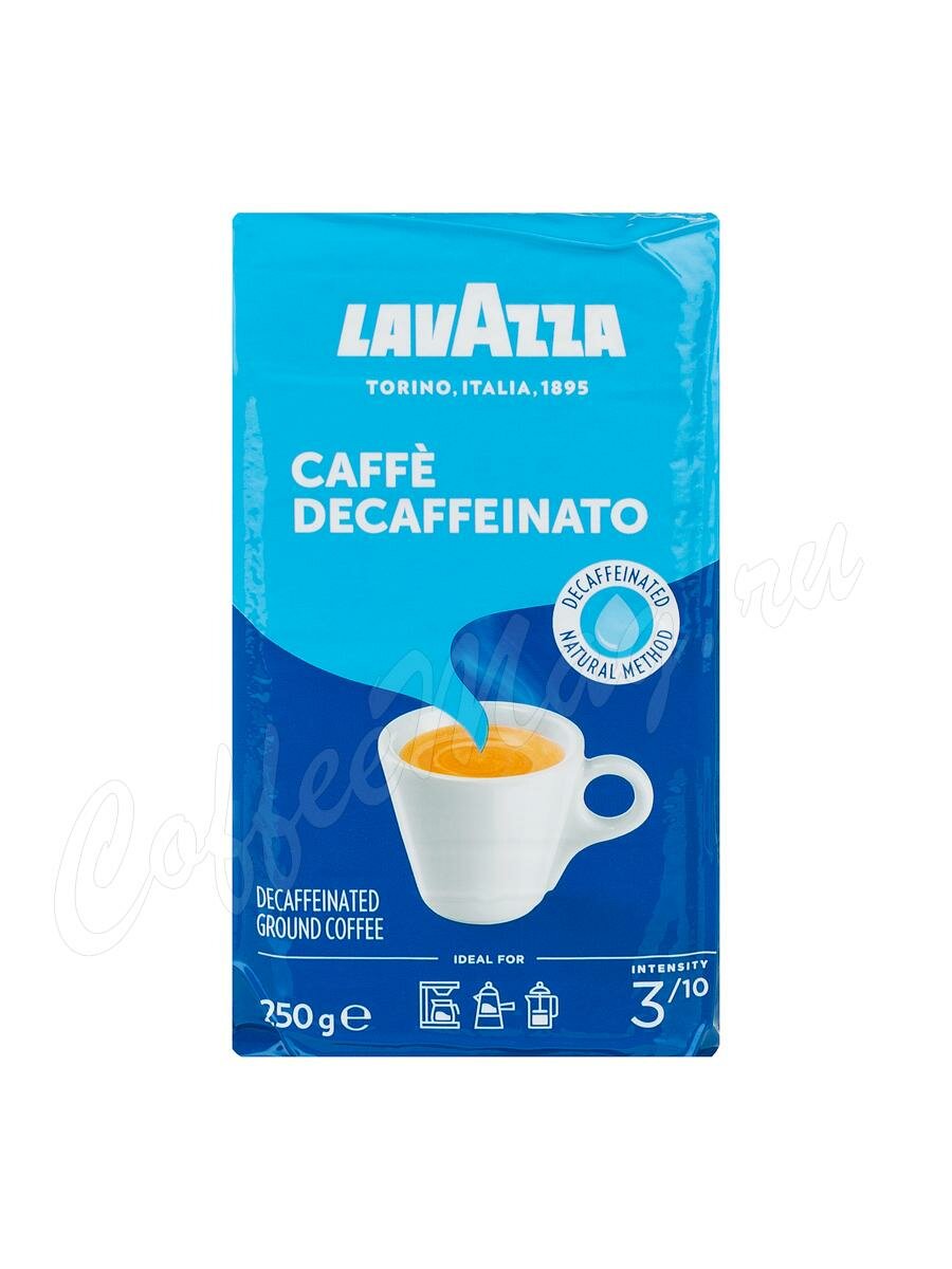 Кофе Lavazza (Лавацца) молотый Decaffeinato 250 г