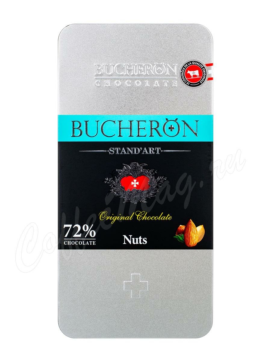 Bucheron Standart Горький Шоколад с орехами, плитка 100г ж.б.