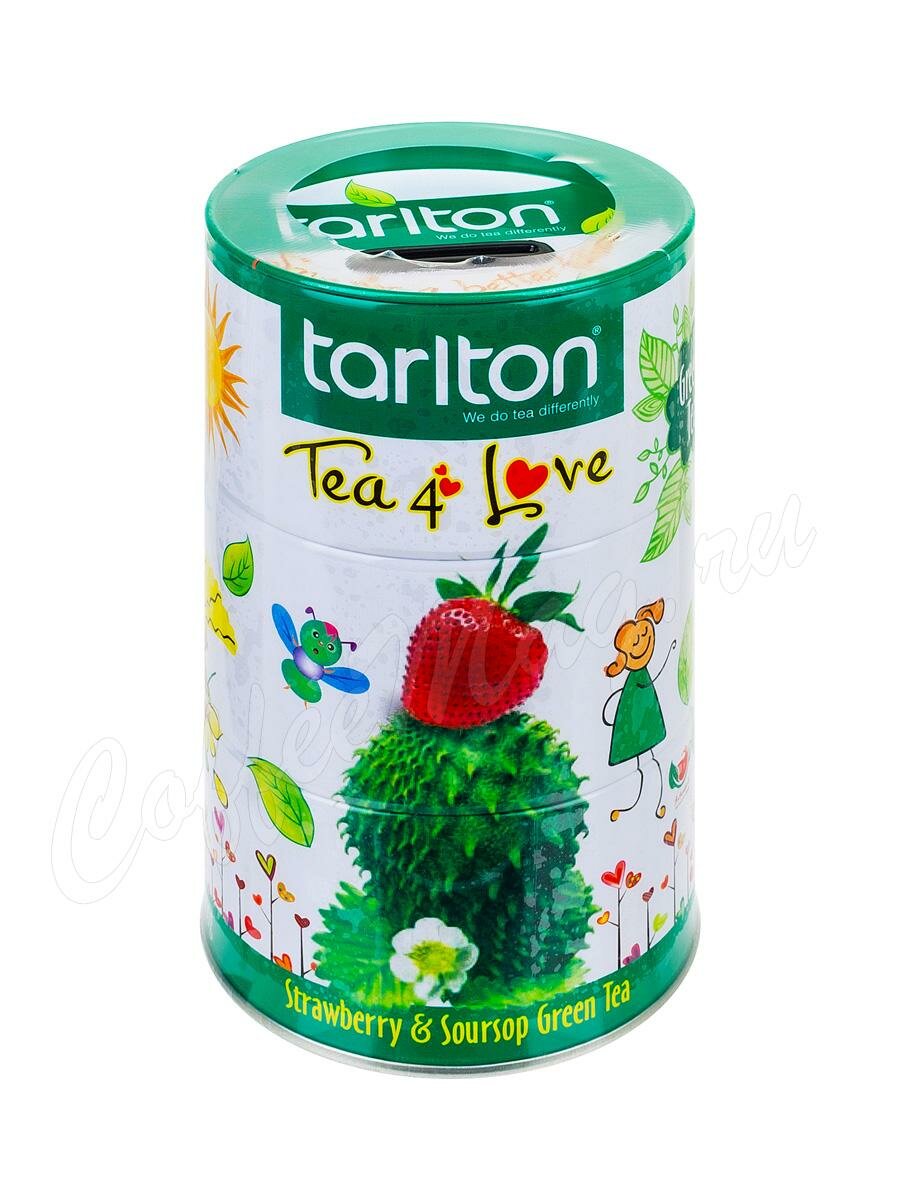 Чай Tarlton Любовь зеленый 100 г ж.б. (с копилкой) Чай Tarlton Любовь зеленый 100 г ж.б. (с копилкой)