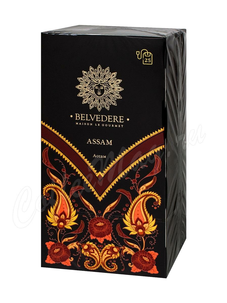 Чай Belvedere Ассам черный в пакетиках 25 шт *1,5 г