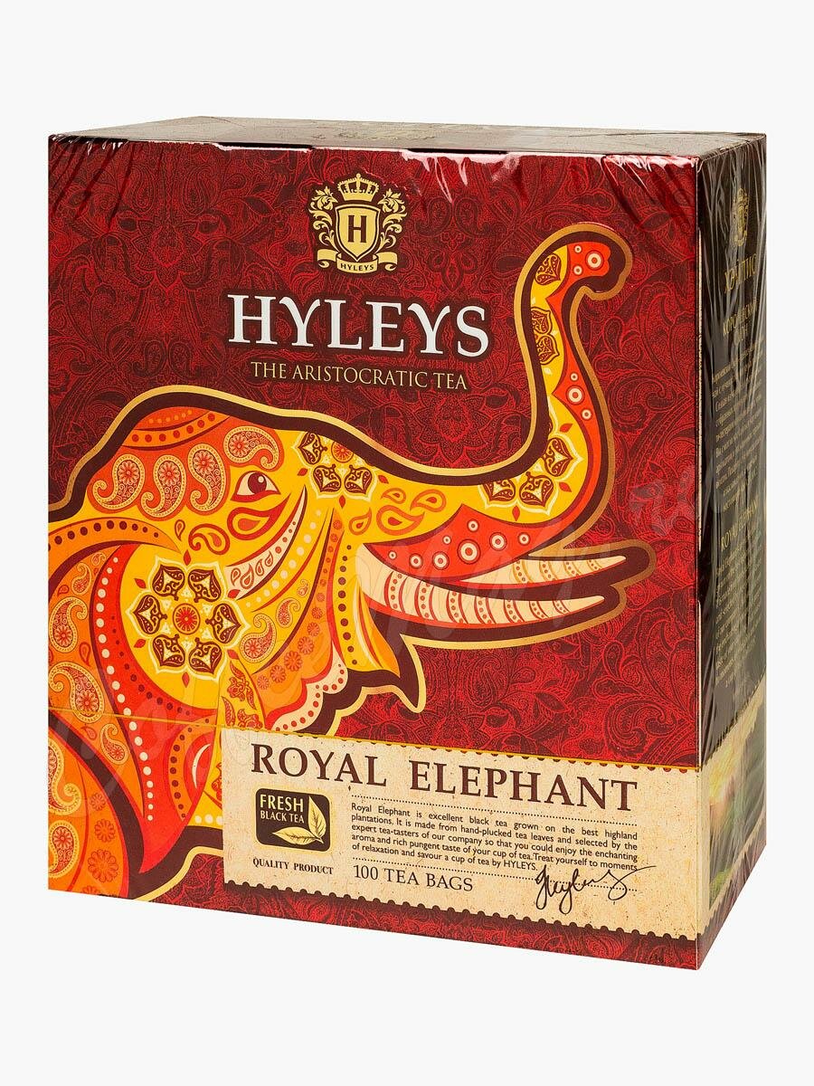 Чай hyleys купить. Хейлис 100 пакетов. Hyleys чай пакетики. Чай черный hyleys. Чай Королевский слон.