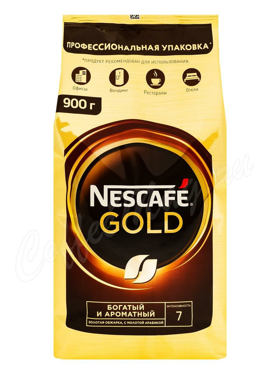 Кофе Nescafe Gold растворимый 900 г Кофе Nescafe Gold растворимый 900 г
