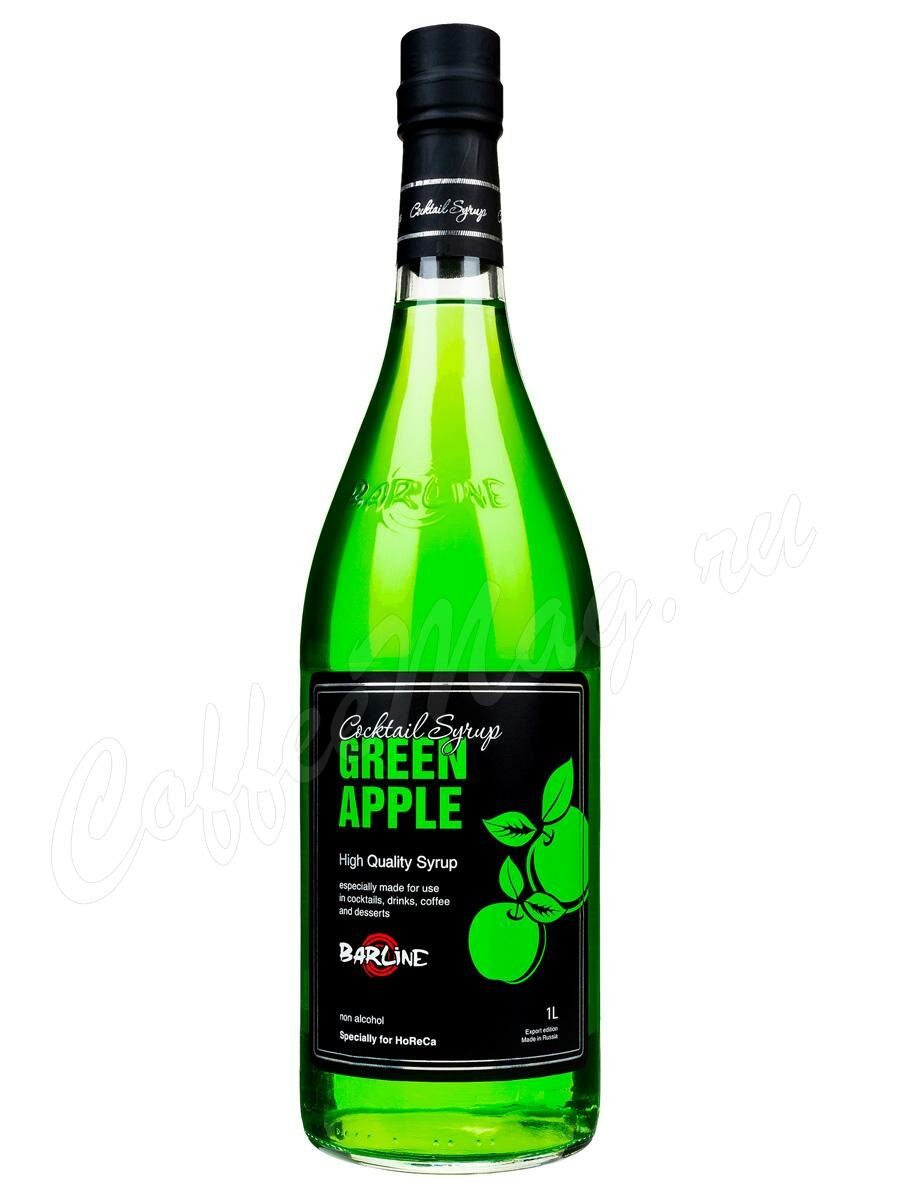 Сироп Barline Green Apple (Яблоко зеленое) 1 л Сироп Barline Green Apple (Яблоко зеленое) 1 л