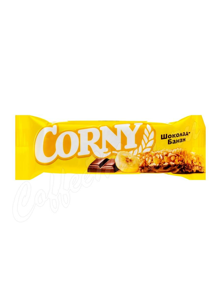Corny Злаковый батончик Шоколад Банан 50г Corny Злаковый батончик Шоколад Банан 50г