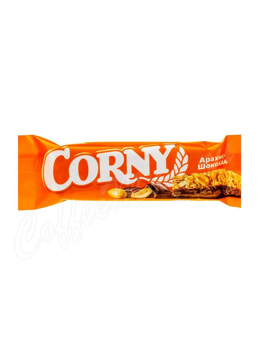 Corny Злаковый батончик Арахис Шоколад 50г Corny Злаковый батончик Арахис Шоколад 50г