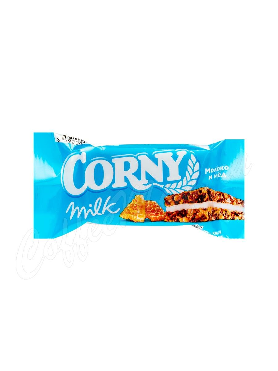 Corny Злаковый батончик Milk Молоко и мёд 30г Corny Злаковый батончик Milk Молоко и мёд 30г