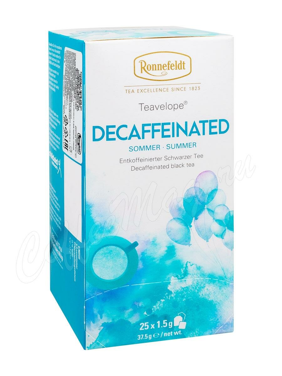 Чай Ronnefeldt Decaffeinated / Декофеинизированный чёрный чай 25 пак Чай Ronnefeldt Decaffeinated / Декофеинизированный чёрный чай 25 пак