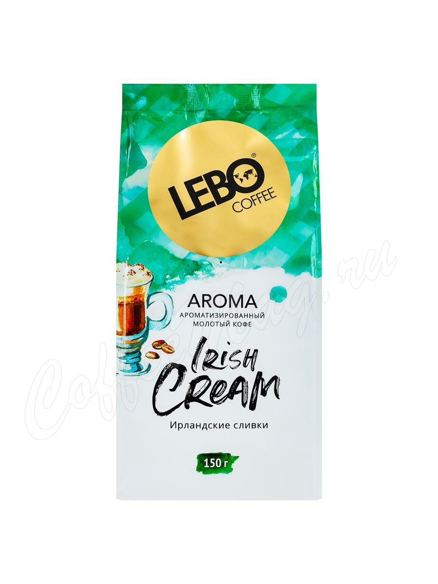 Кофе Lebo Irish Cream молотый с ароматом Ирландских сливок 150 г Кофе Lebo Irish Cream молотый с ароматом Ирландских сливок 150 г