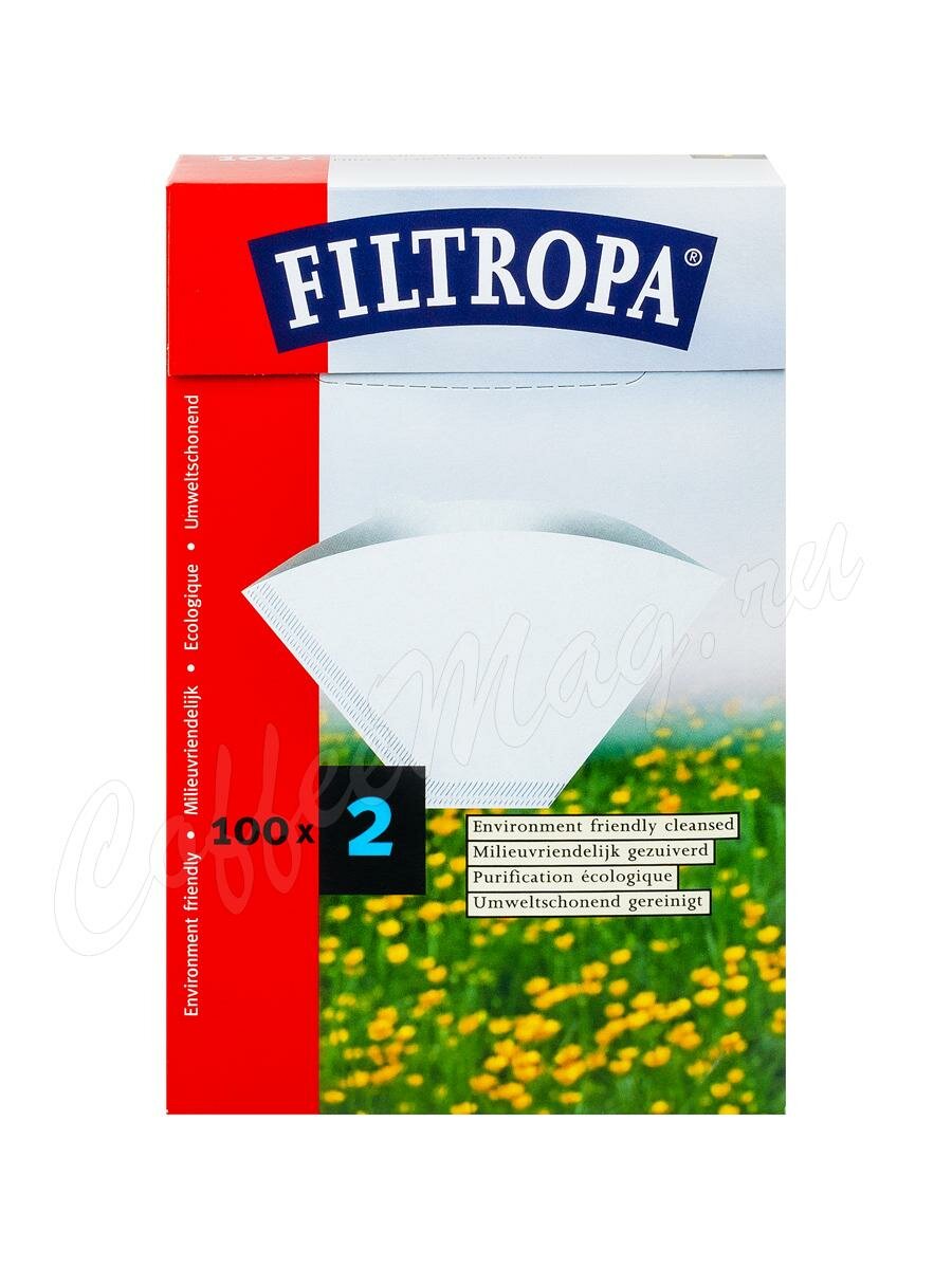 Filtropa фильтры для кофеварок 100х2 белые в коробке (00505)