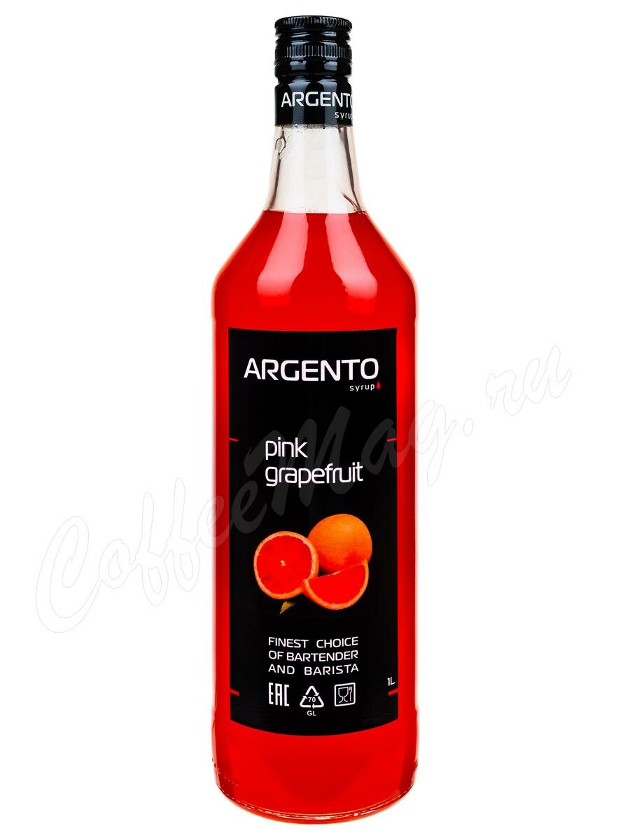 Сироп Argento Розовый грейпфрут 1 л Сироп Argento Розовый грейпфрут 1 л