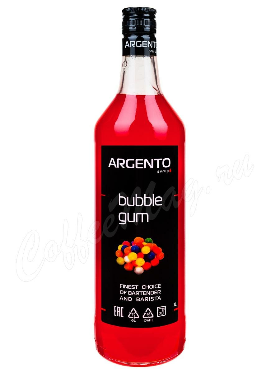 Сироп Argento Бабл Гам 1 л Сироп Argento Бабл Гам 1 л